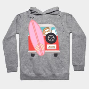 Summer Adventure Awaits Sloth Hoodie